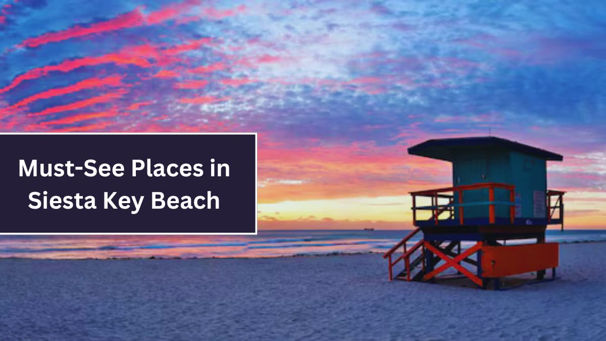 Must-See Places in Siesta Key Beach